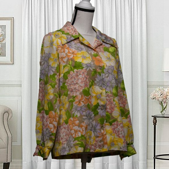 Vintage Floral Shirt - Picture 3 of 6